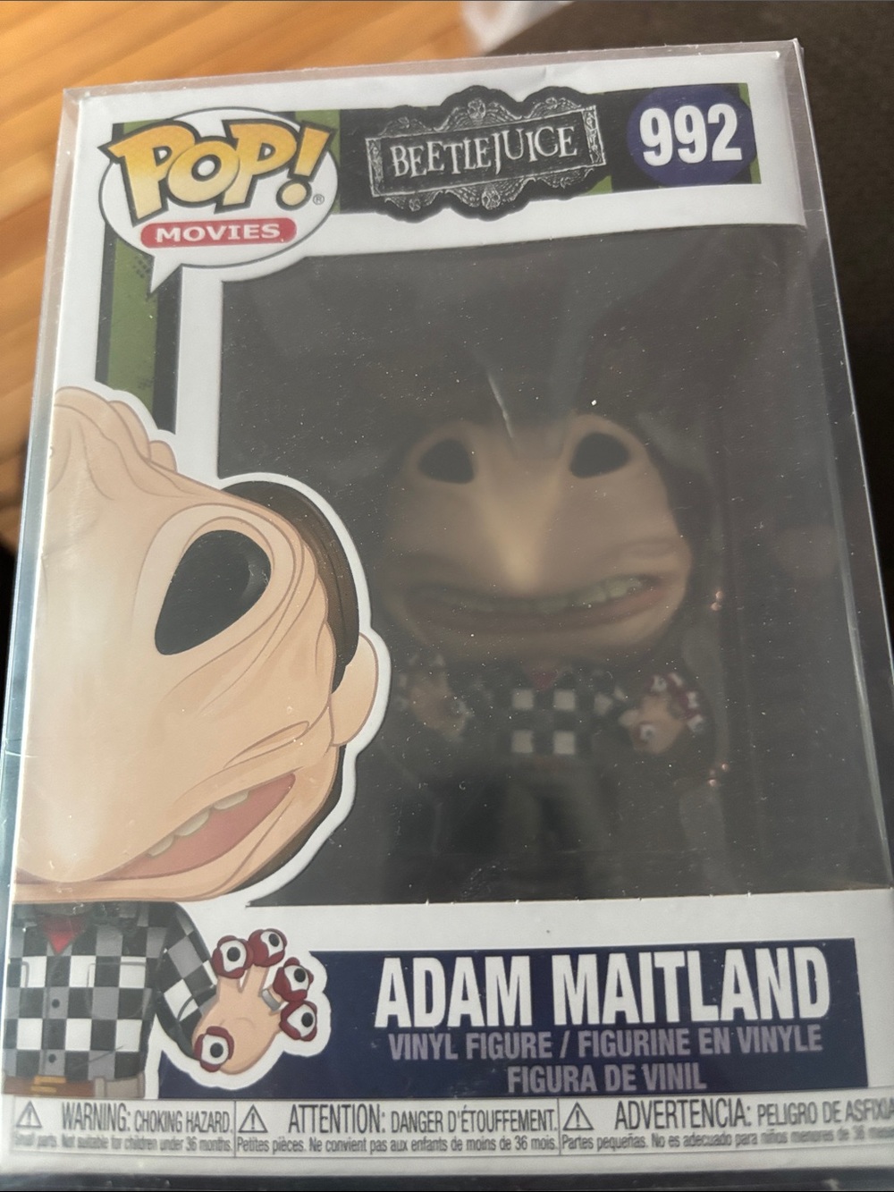 Funko Pop! Beetlejuice Adam Maitland Vinyl Figure - Black & White Checker
